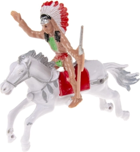 Gedetailleerde ruiter te paard