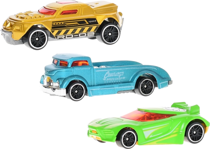 Drie autootjes voor elke race