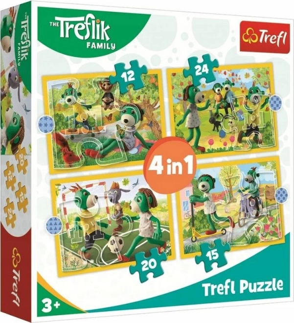 Puzzel Treflíci: Plezier 4-in-1