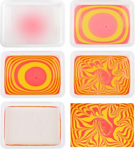 Eenvoudig marmeren stap voor stap