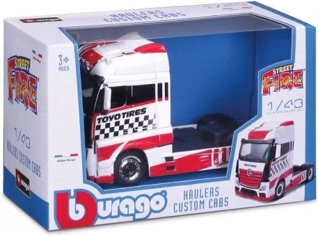 Bburago Street Fire vrachtwagen Toyo Tires op schaal 1:43