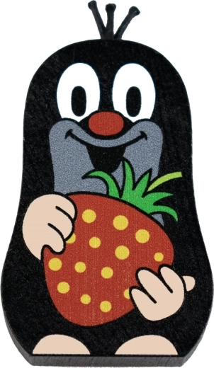 Detoa magneet Krtek met aardbei
