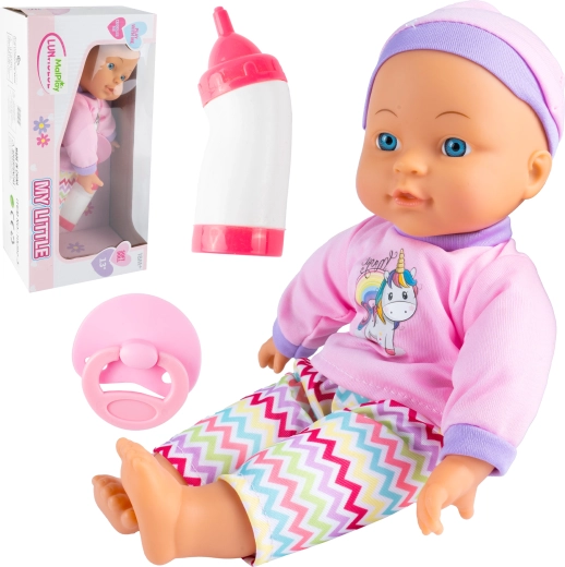 Babypop 30 cm in outfit met accessoires