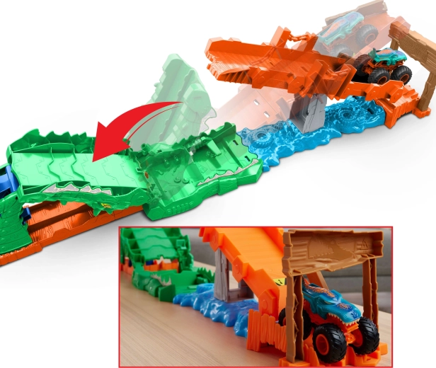 Vallende brug en stuntobstakels