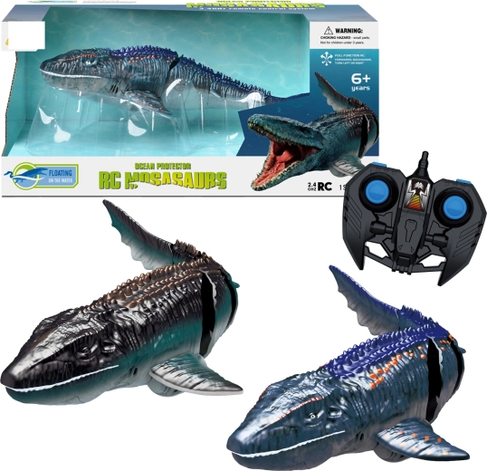 R/C Mosasaurus met realistische beweging, waterdicht 2,4 GHz