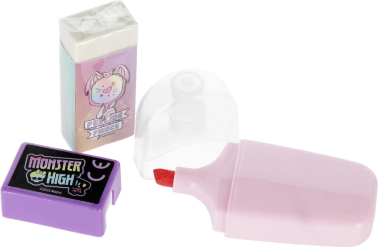 Markeer, gum, corrigeer