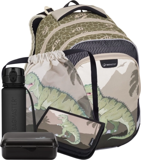 Bagmaster Lumi 24 C grote schoolset voor eersteklassers dinosaurus