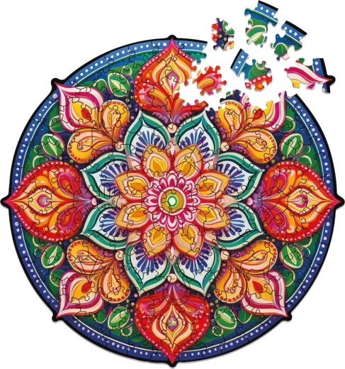 Ronde mandala met een diameter van 24 cm