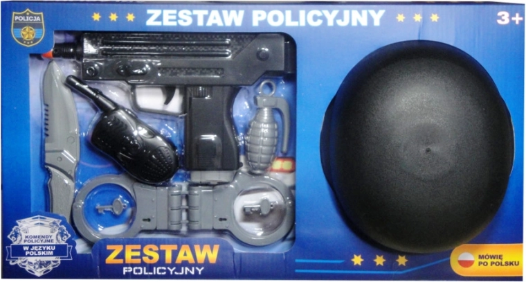 Politieset met Poolse spraakmodule