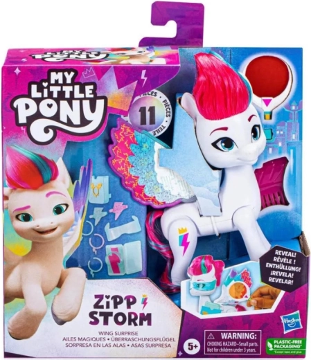My Little Pony ponyfiguur met magische vleugels, Zipp Storm