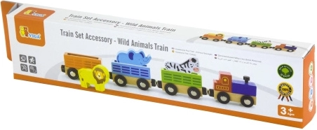 houten trein met dierentuindieren van Viga