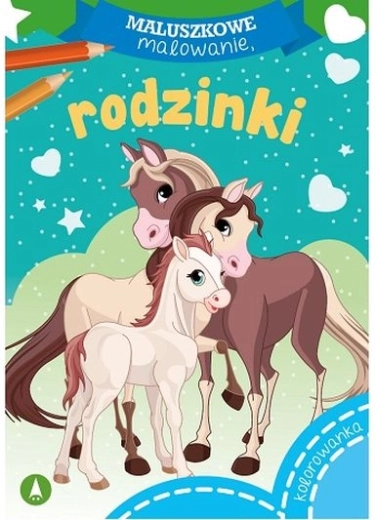 Maluszkowe kleurboek Rodzinki