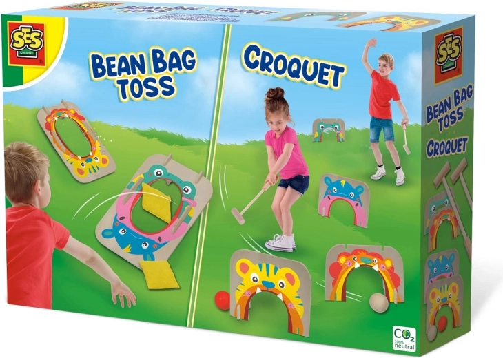 Twee buitenspellen in één set