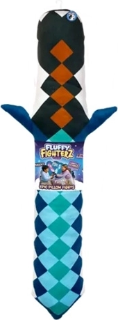 Fluffy Fighterz licht- en geluidzwaard blauw