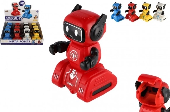 Kunststof robot op traagheidsmechanisme voor kinderen