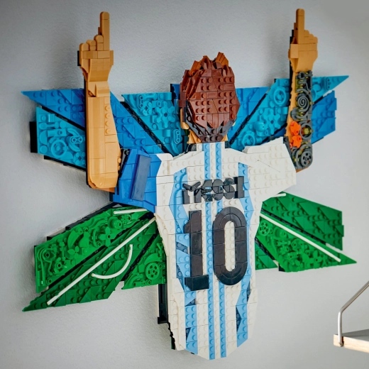 3D-wandkunst met iconische viering