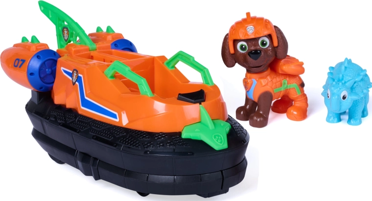 Zuma en dino-vriendje in de verpakking