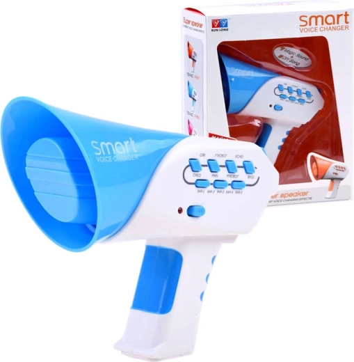 Kinder-stemmodulator megafon met 12 effecten