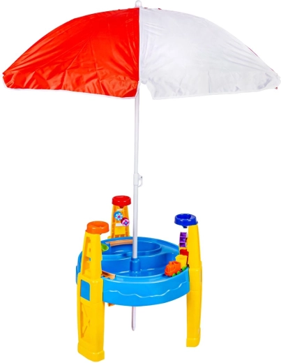 Grote parasol met verstelbare hoogte