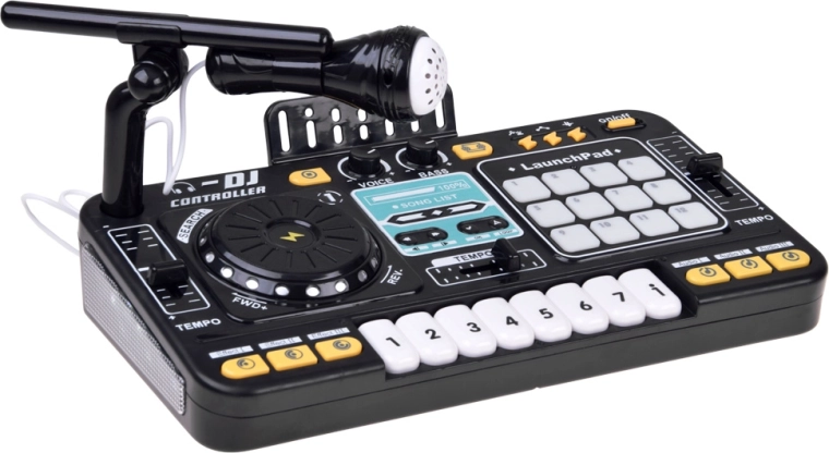 Draaiende DJ-schijf voor scratch-effecten
