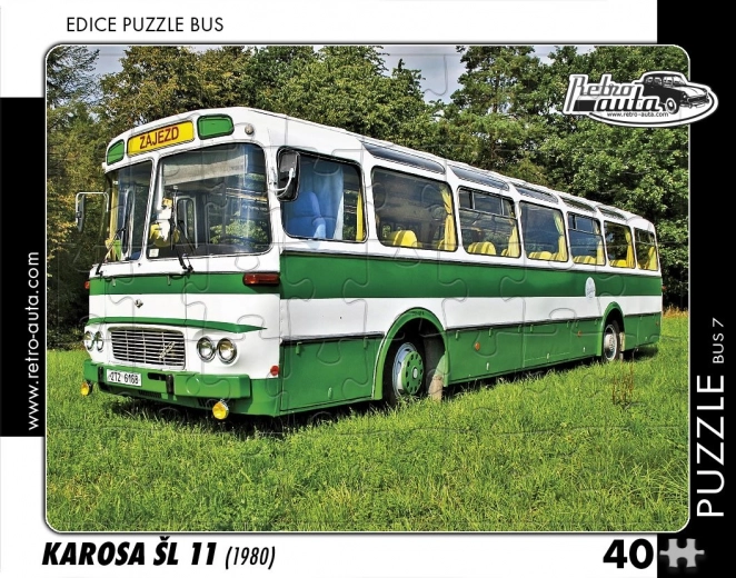 RETRO-AUTA puzzel Karosa ŠL 11 (1980) 40 stukjes