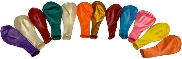 Bonte kleuromix in verpakking van 12 stuks