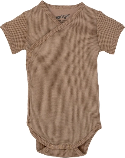 Lodger babybody Ciumbelle beige met korte mouwen maat 74
