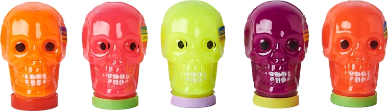 Originele verpakking in de vorm van een schedel