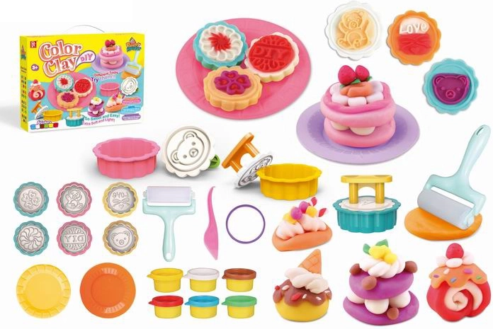 Boetseerklei – set zoete desserts