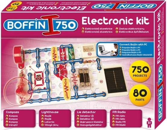 elektronische bouwdoos BOFFIN I 750 – 750 projecten en 80 componenten