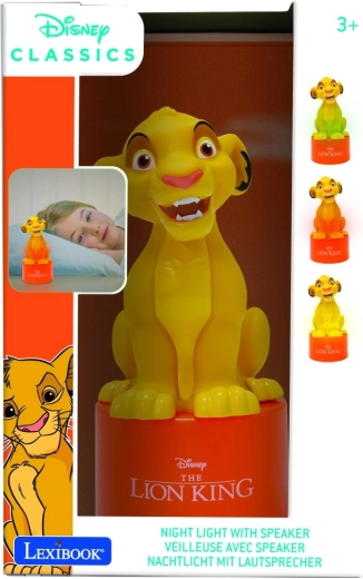 Lexibook nachtlampje met luidspreker Disney De Leeuwenkoning Simba