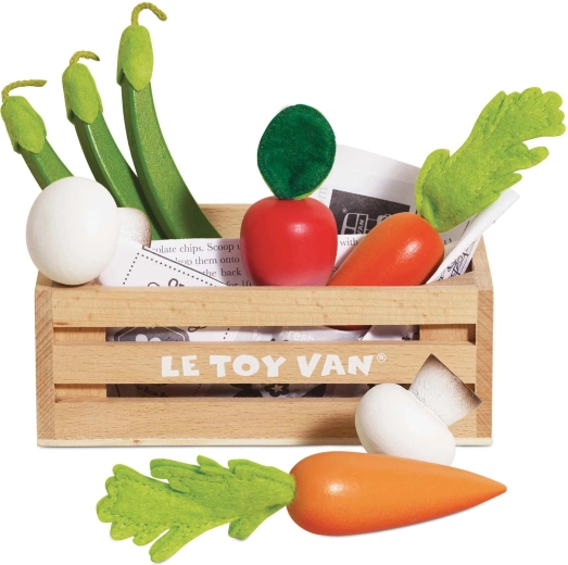 Houten groenten in een kratje Le Toy Van