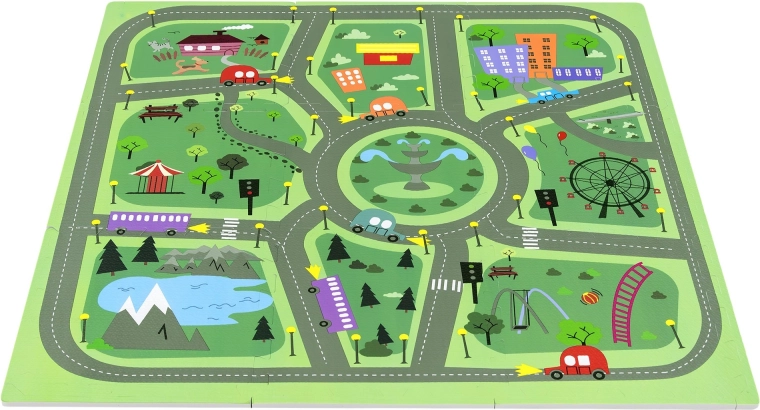 Stadsstraten voor creatieve spelletjes