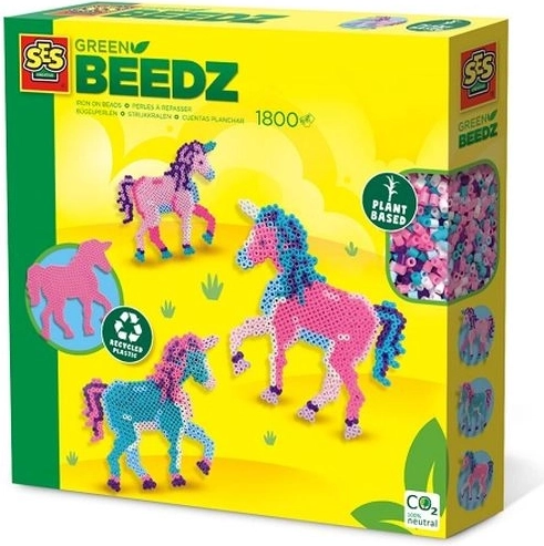 SES Creative Green Beedz strijkkralen – eenhoorn