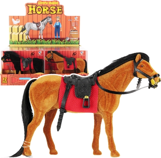 Speelgoedpaard met zadel