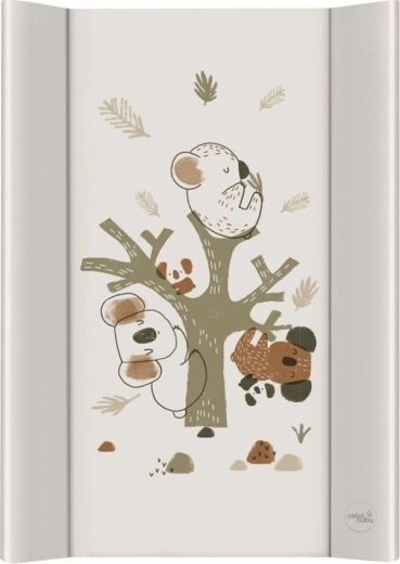 Ceba Baby aankleedkussen met harde plank 50 × 70 cm Basic koala