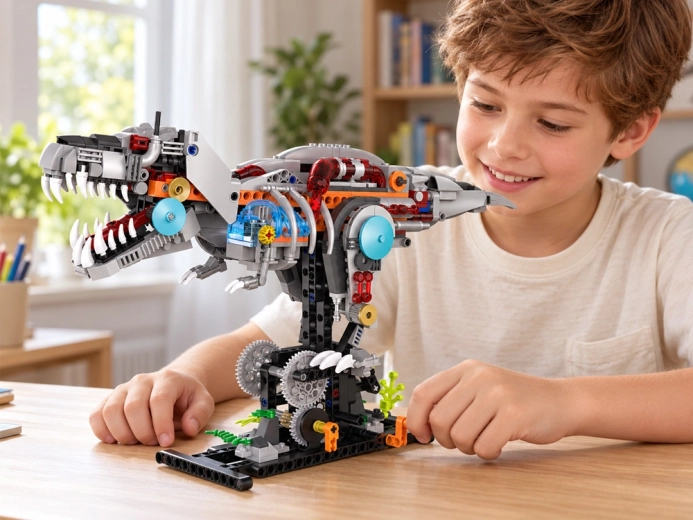Beweegbare mechanische T-Rex