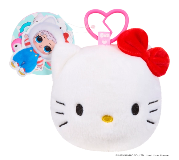 Omkeerbare pluchen knuffelhanger