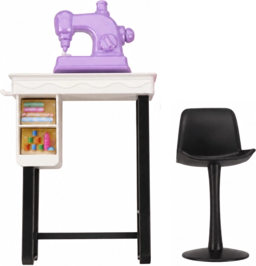 Naaihoekje met tafel en stoel