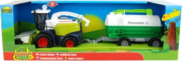 Kindermaaidorser met aanhanger, licht en geluid