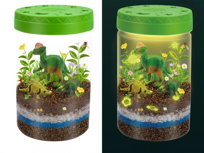 3-in-1: terrarium, lampje en kweken
