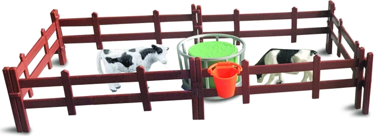 Modulaire omheining en realistisch voeren