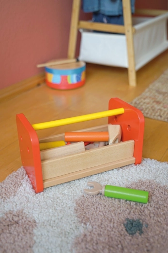 2-in-1: werkbank en draagbare koffer