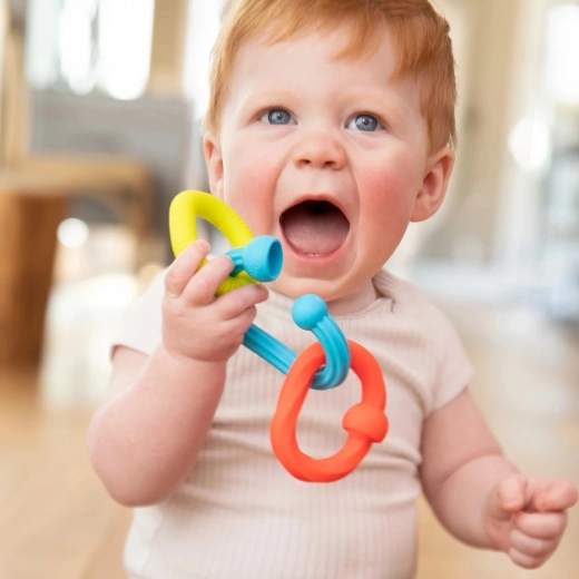 Geschikt voor kleine handjes en tandvlees