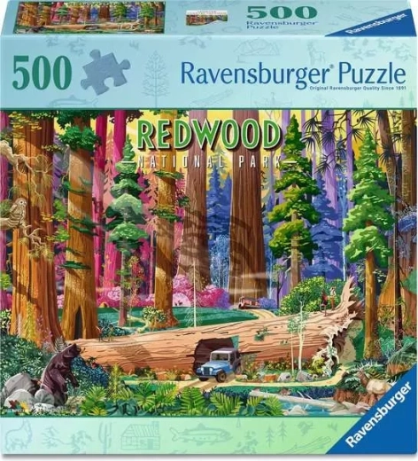 Ravensburger puzzel Nationaal Park: Redwood 500 stukjes