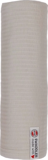 Lodger stoffen luier Swaddler seersucker 120 × 120 cm steel