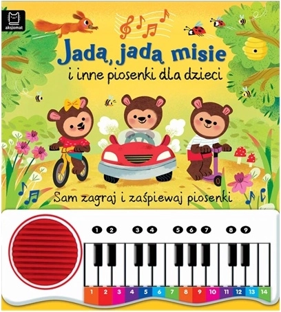 Jadą, jadą misie en andere kinderliedjes – boek met pianootje