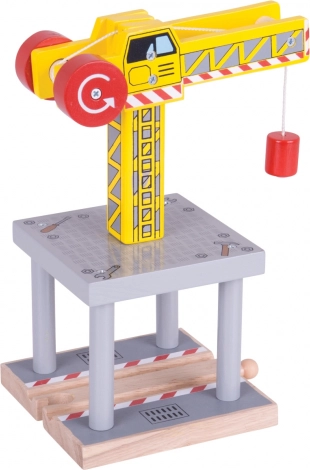 Grote houten kraan Bigjigs Rail