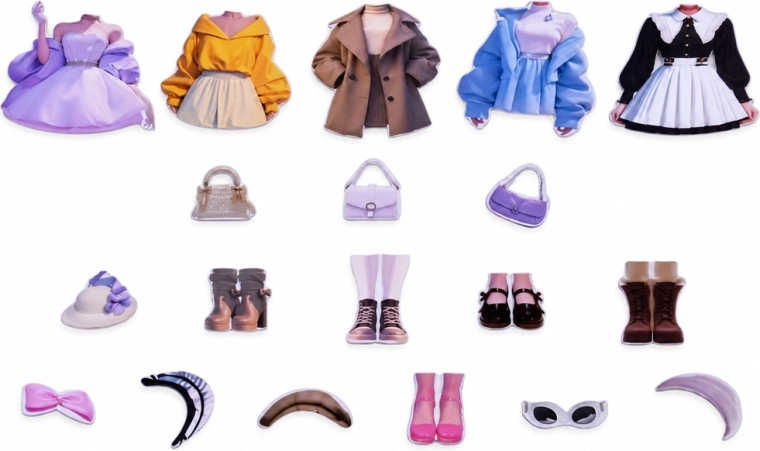 Veel modeaccessoires