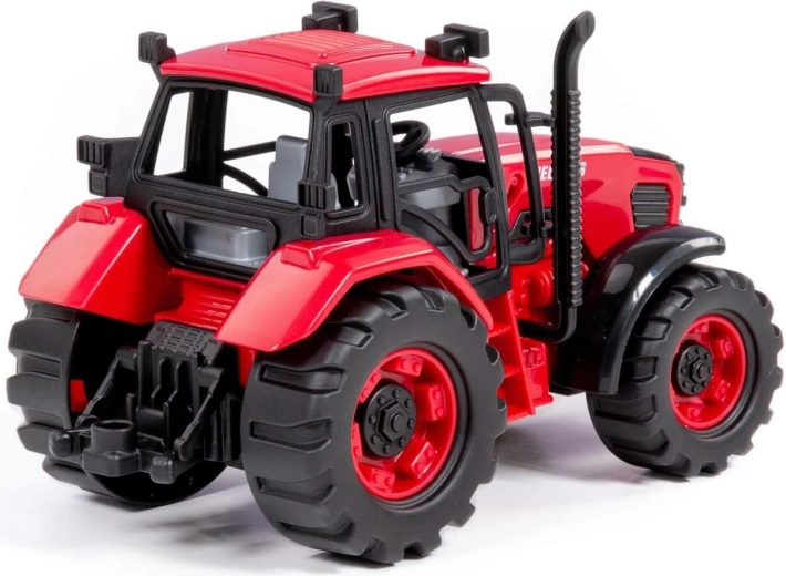 Gedetailleerde afwerking van de tractor